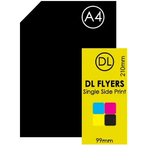 DL Flyers – Single-Sided